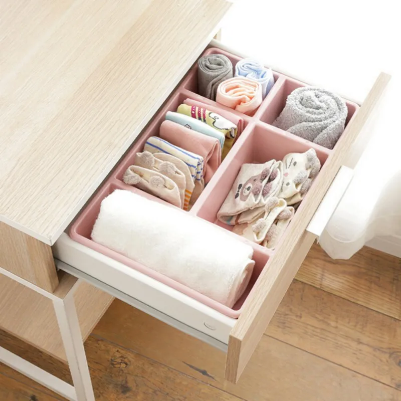 

DIY Adjustable Drawer Organizer Kitchen Board Free Divider Makeup Tableware Storage Box Creative Design