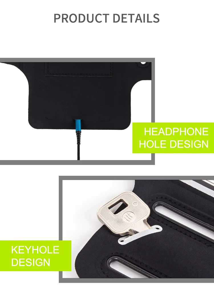 Нарукавная повязка для бега, сумка на запястье для телефона, универсальный чехол для мобильного телефона на руку для езды на велосипеде, водонепроницаемый чехол для iPhone, samsung, Xiaomi