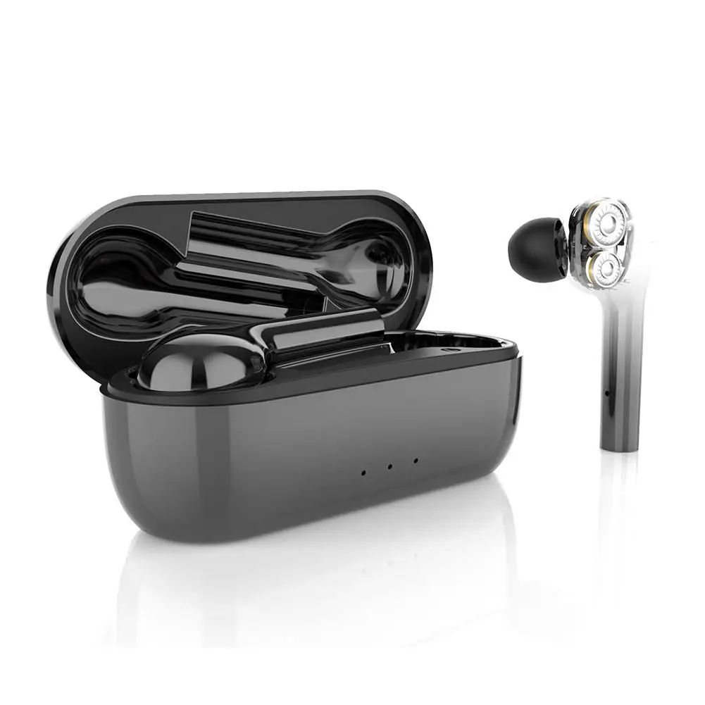 

TWS Wireless Bluetooth 5.0 Earbuds with Charging Case Dual Speakers In-ear Style Earphones Stereo Lossless Wireless Headset