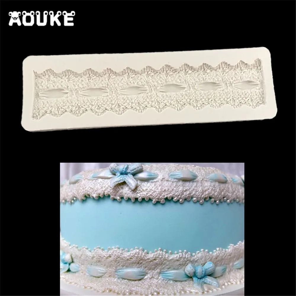 

European Embossed Pattern Pudding Chocolate Soap Molds Fondant Silicone Mold DIY Cake Decoration Baking Tools Pastry Mold