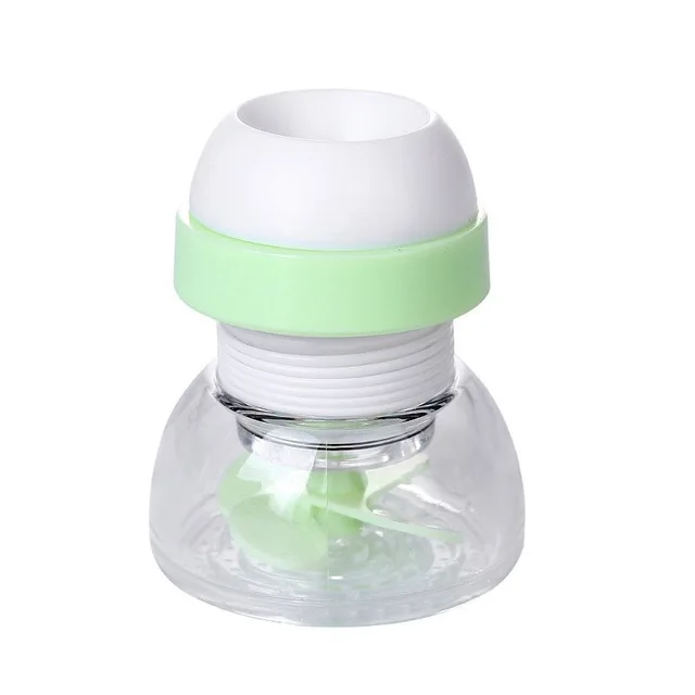 360 Adjustable Flexible Kitchen Faucet Tap Extender Faucet Save Water Splash Proof Water Outlet Shower Head Water Filter Sprink - Color: Green