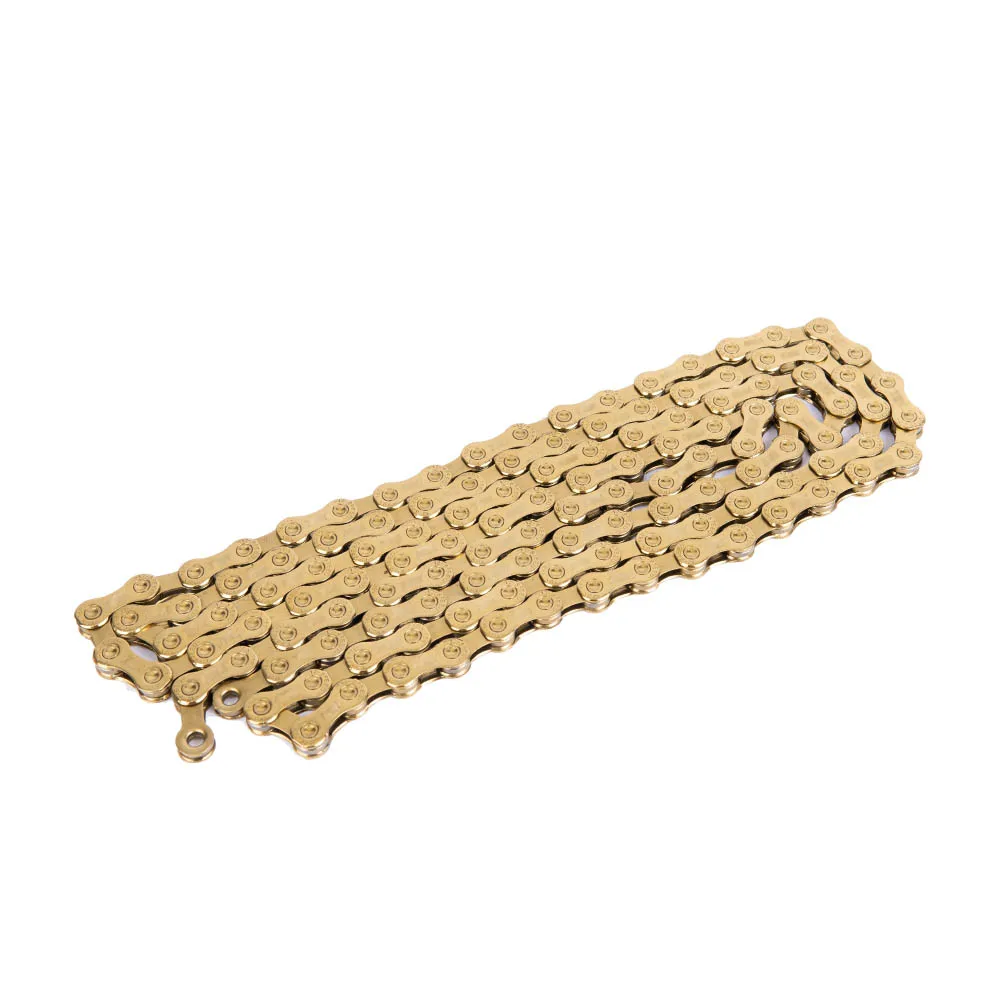 

ztto 12 Speed MTB Bike Gold Chain 126L 126 Links 1X12 System Power Lock Connector Missing Link Included For Mountain Bicycle