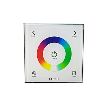 

New LED Strip RGB Controller E3S touch panel DC12-24V 4A*3CH 12A Output 2.4GHz RF Remote wireless Led RGB Strip controller