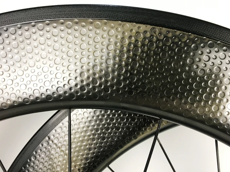 700C дорожный велосипед карбоновое колесо 80 мм ямочка колесная клинчер трубчатая специальная тормозная поверхность