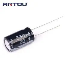 20PCS 330UF 50V Electrolytic Capacitor SIZE 10X17mm