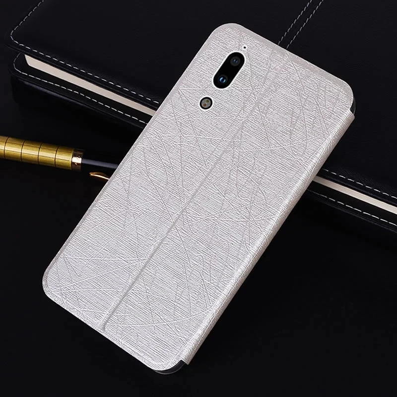 Ударопрочный кожаный чехол s для Sharp Aquos S2 книжка с подставкой телефона задняя