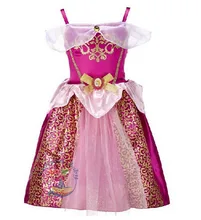 Kids girls Cosplay Costume Sleeping Princess Party Performances Dress Girl Movie cosplay costume cinderela Princess fancy