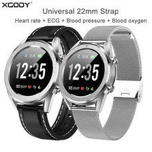 XGODY Sport Smart Watch Women Men IP68 Waterproof Blood Pressure Heart Rate Monitor Fitness Bracelet IOS Android With 22mm Strap