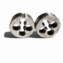 2 шт. легированная сталь сделано UNC/UNF/коды по универсальной системе обозначений металлов и сплавов UNS/вх Стандартный 1/"-20/24/27/28/32/36/40 зубьев на дюйм Ручной пресс-формы для DIY нити производства