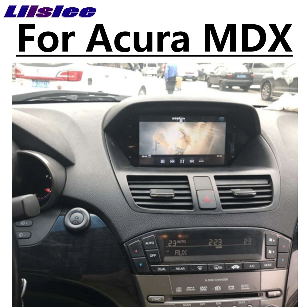 Liislee автомобильный мультимедийный плеер NAVI для Acura MDX MK2 2007 2008 2009 2010 2011~ 2013 CarPlay адаптер Радио Стерео gps навигации