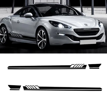 

Car Stickers For Peugeot 206 207 306 307 308 2008 3008 5008 J5 J7 J9 RCZ Car Creative Both Sides Styling Racing Stripe Sticker