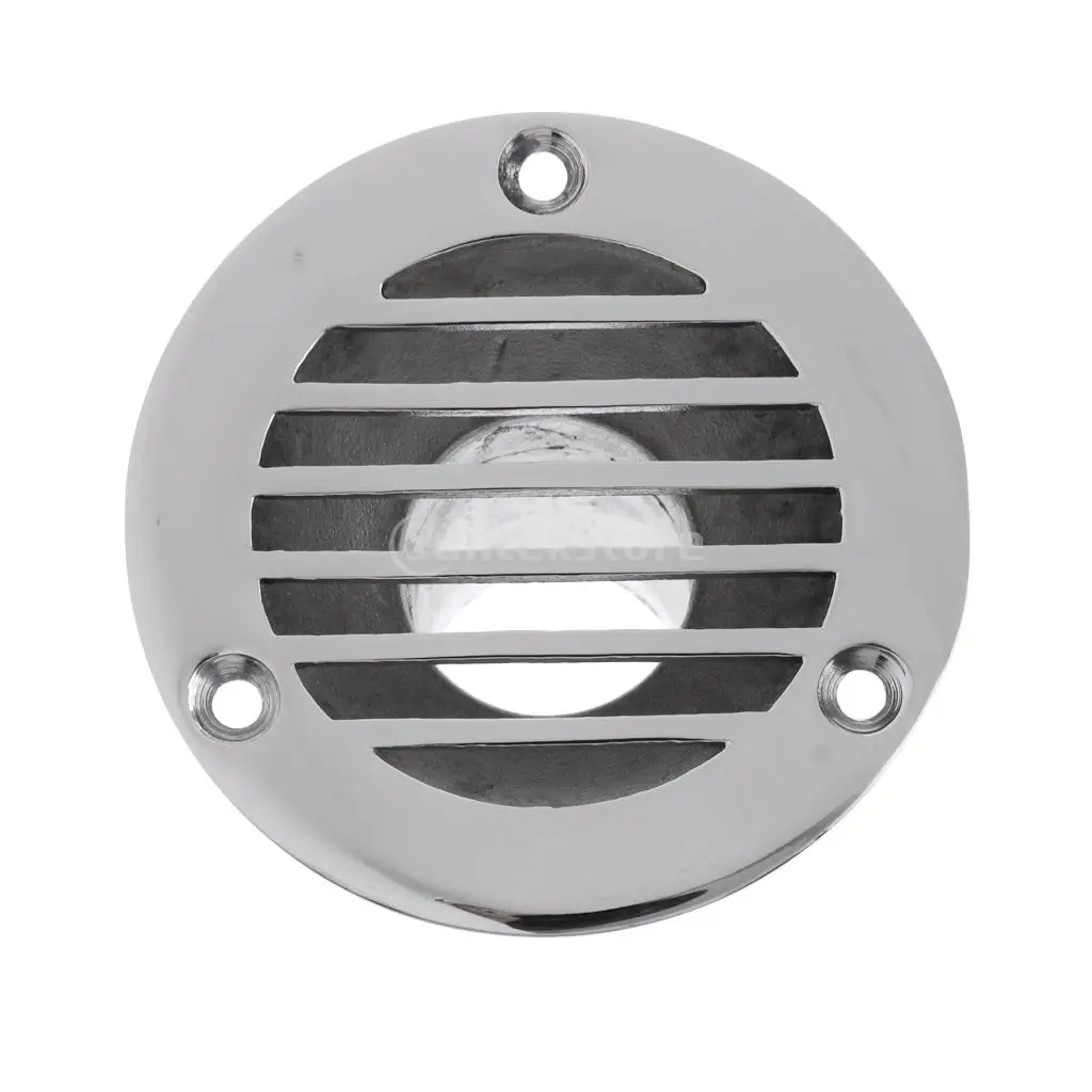 Heavy Duty Polished 316 Stainless Steel Boat Deck Drain Scupper For Marine Boat Yacht Dinghy Sailboat