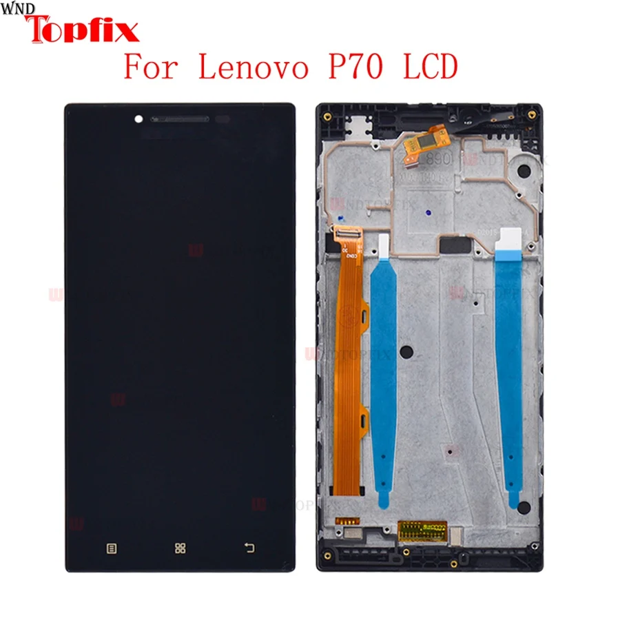 In Stock 5.0Inch LCD For Lenovo P70 100%Tested LCD Display Touch Screen Digitizer Assembly With Frame Replacement For Lenovo P70 (8)