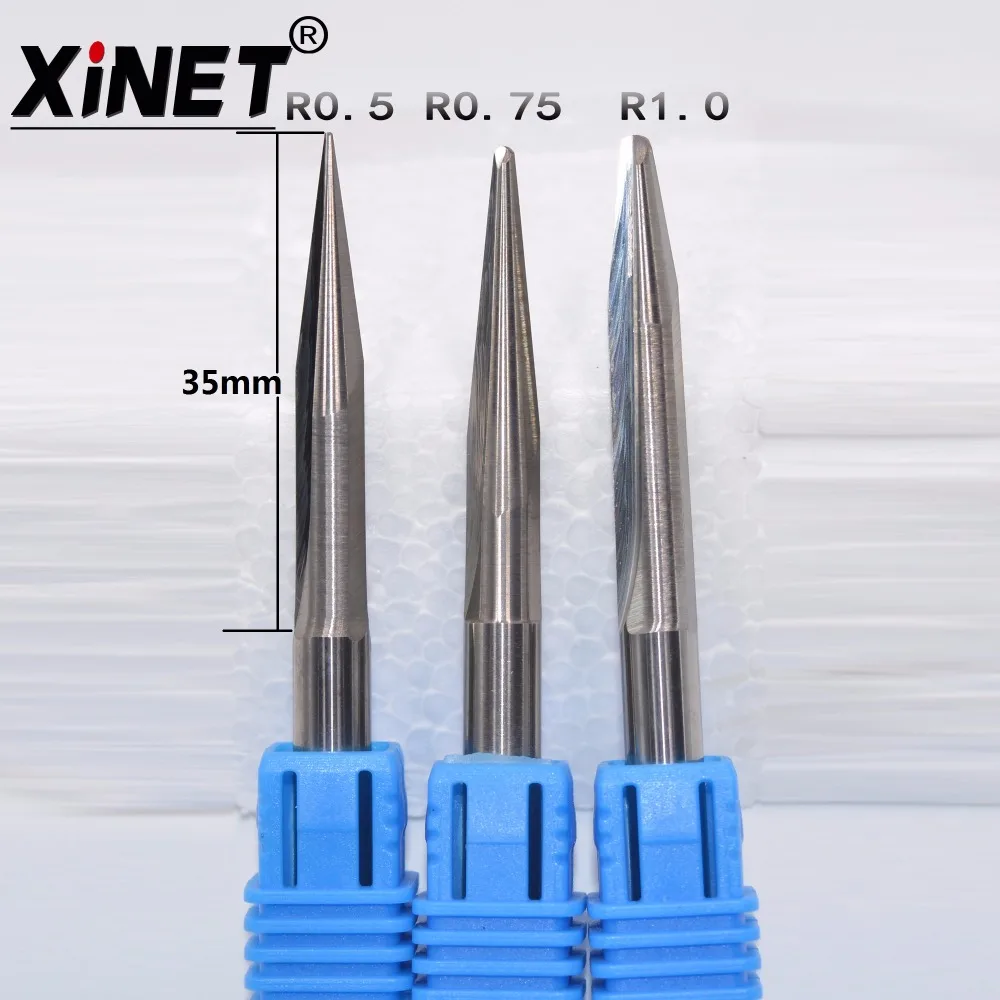  6mm*60LFreeshippingCNC Solid Carbide Milling Cuttertapered ball nose end millwoodworking toolrelief