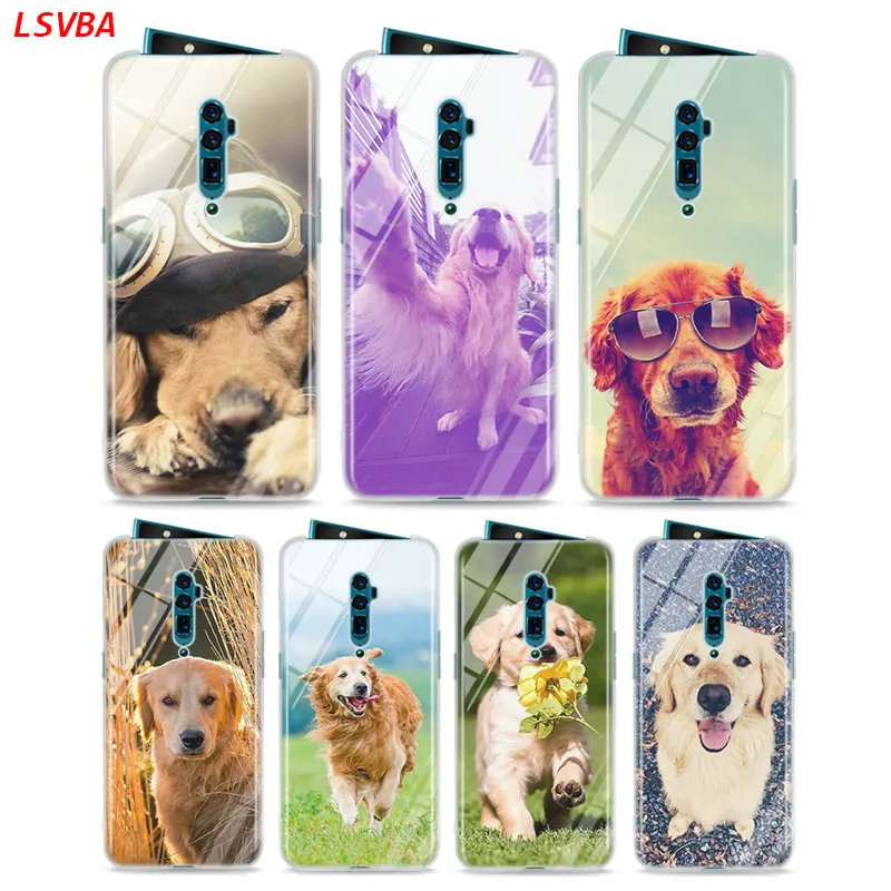 

Silicone Case Golden Retriever Dogs for OPPO Reno Z 10X Zoom F11 F9 F7 F5 A7 R9S R17 Realme 2 C2 3 Pro Phone Shell Cover