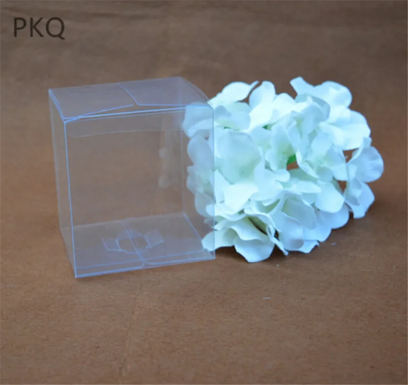 

10pcs Wedding Transparent Cube Favour Boxes Sweet Candy Gift Box square pvc box Retail/Wholesale 3x3x3cm/4x4x4cm/4.5x4.5x4.5cm