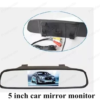 

car monitor 5 inch TFT LCD screen for rear view camera backup parking assistance digital small display free shipping
