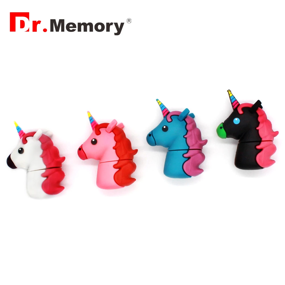 Cartoon USB Flash Drives 8GB Cute Kitty Cat Unicorn Bunny Animal Pendrives 32GB Pen Drive 4GB 16GB Memory Stick Creative Gifts