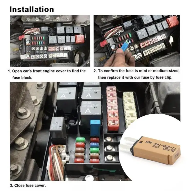 Auto Car Resettable Fuse Circuit Breaker 5A/7.5A/10A/15A/20A/25A/30A 14V DC S/M Size For Auto Car car fuses kit,circuit breaker,resettable fuse