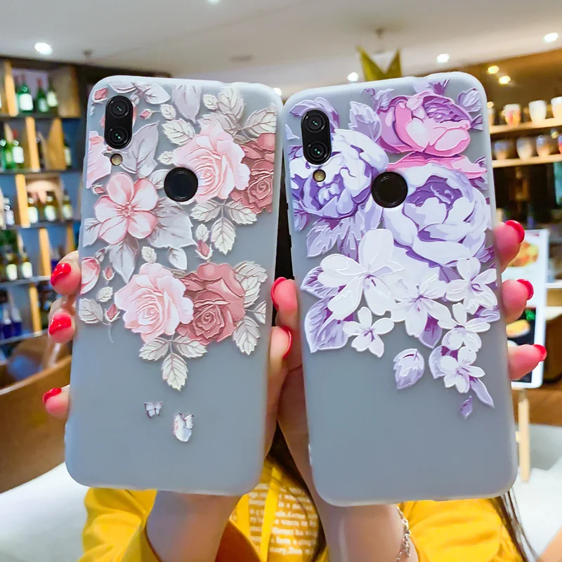 Чехлы с цветами для Redmi Note 7 чехол 6 5 Pro мягкий из ТПУ телефона 4A 5A 4X S2 Plus | Мобильные