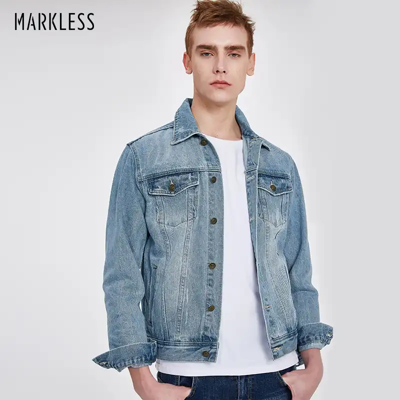 retro denim jacket mens