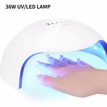 Умная Леди 36 Вт УФ лампа светодиодный Сушилка для ногтей двойной светильник инструмент для профессионального дизайна ногтей гель лак для ногтей