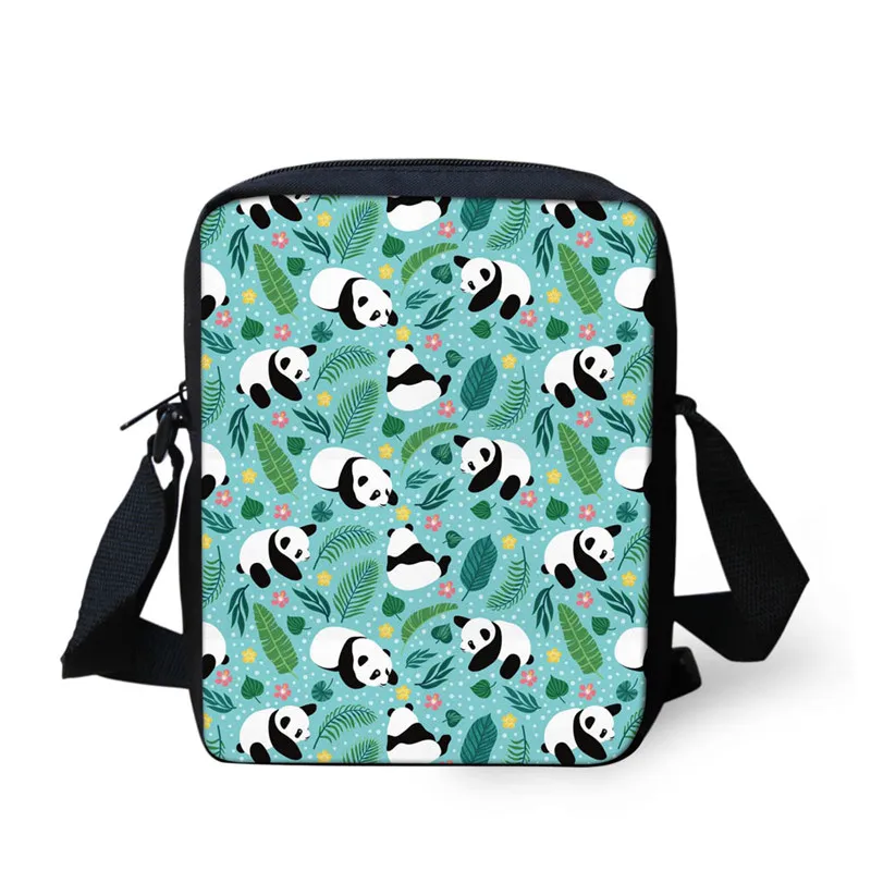 THIKIN Kawaii с принтом «панда», мини сумка Животные через плечо, школьная сумка для девочек сумки через плечо сумки из натуральной кожи детские книжные сумки - Цвет: Z3015E