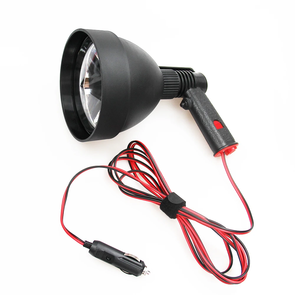 Ультра яркий CREE 12 в 25 Вт Светодиодный светильник для охоты 2500LM 150 мм Профессиональный охотничий рыболовный светильник точечный луч портативный поисковый светильник