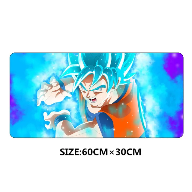 DRAGON BALL Z saiyan Мышь Большой 60X30 см xlgame геймерские игровые коврики и чехлы коврик инди-поп для Мышь офисные настольные коврики - Цвет: NO.2