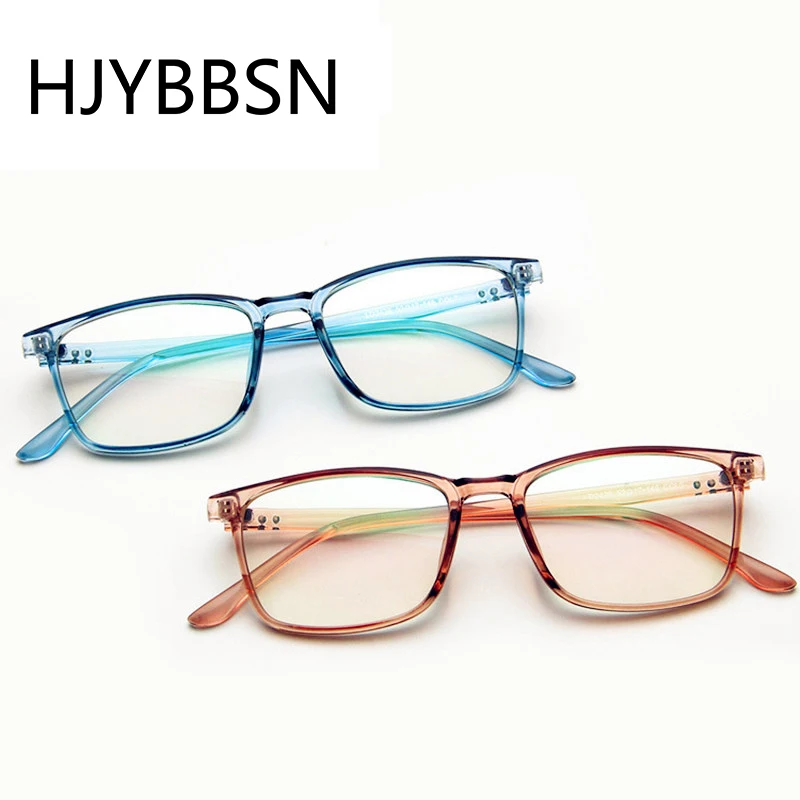 

HJYBBSN Retro Trendy Square Sunglasses Women Transparent Clear Sun Glasses Ladies Vintage Eyeglasses Colorful Driver Glasses