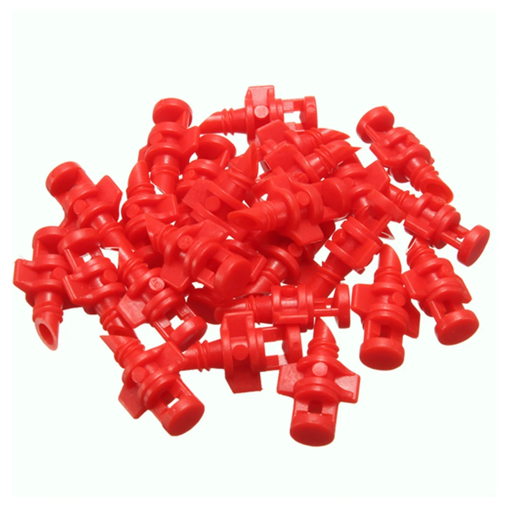 

EMVANV 50pcs Garden 360 degree Micro Garden Lawn Water Spray Misting Nozzle For Hydroponic and Aeroponic Misters and Cloners