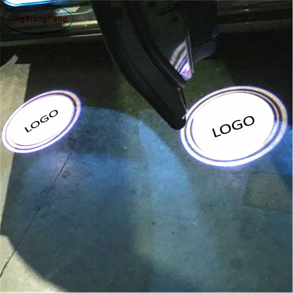 

12V 5W LED for daewoo Car Ghost Shadow accessories for fiat Projector Laser Logo Door for GAZ Warning Light for seat According