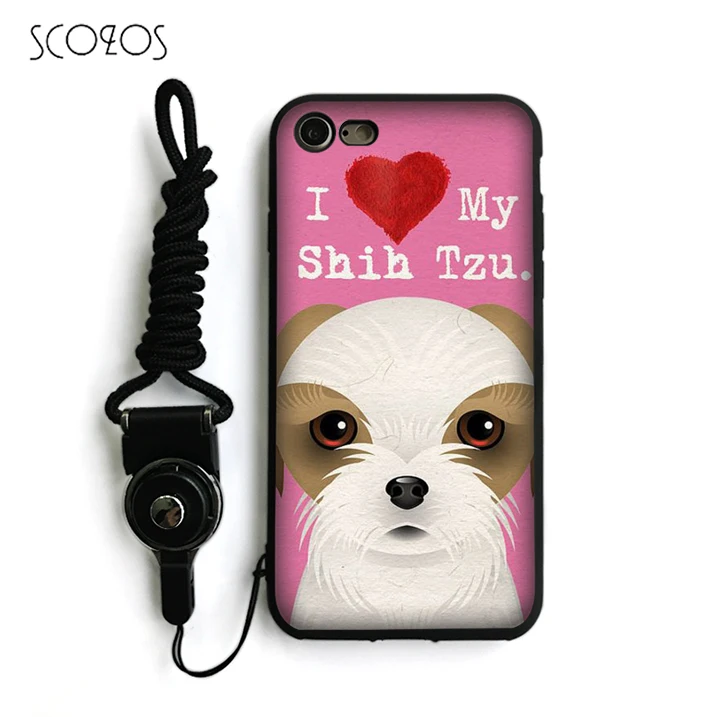 SCOZOS PIShih Tzu Shitzu Dog Puppy Puppies 5 Silicone Phone For Iphone X 5S Se 6 6S 7 8 Plus #ra |