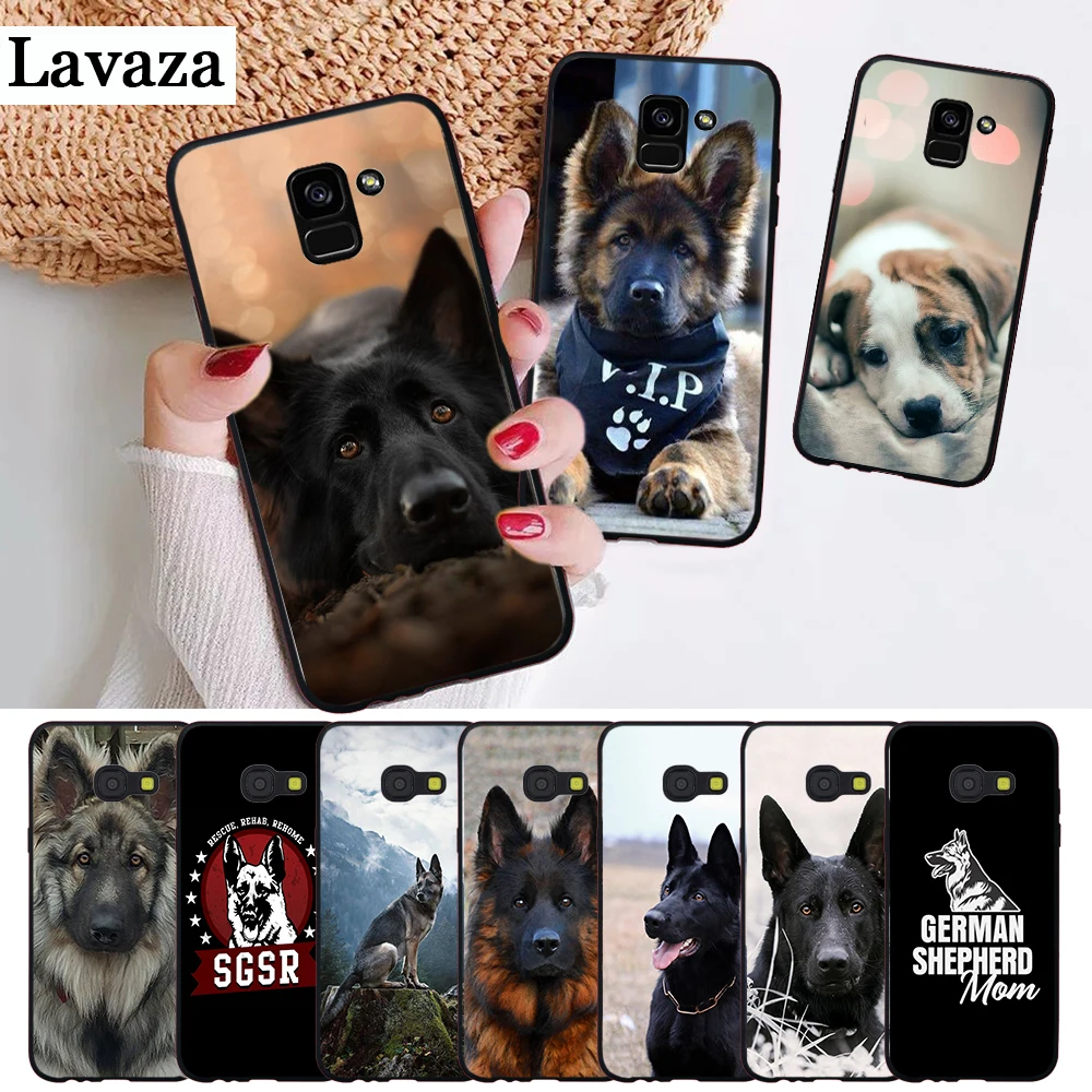 

Lavaza German Shepherd Dog Customer Silicone Case for Samsung A3 A5 2016 2017 A6 Plus 2018 A7 A8 A9 A10 A30 A40 A50 A70 J6