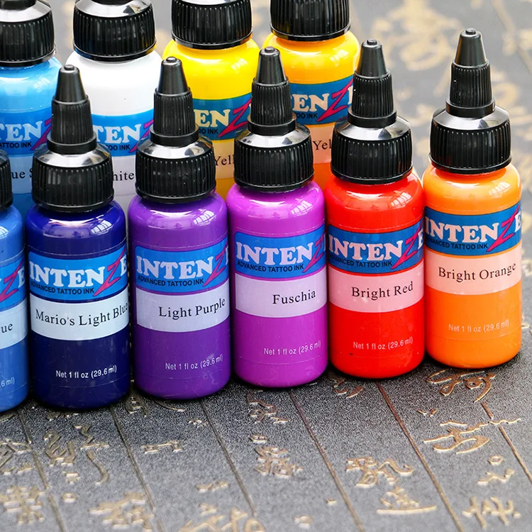 

Professional Tattoo Ink Set 30ml / Bottle Tattoo Pigment Set 14 pieces Permanent Makeup Paint Body Painting NEW Tattoo Ink