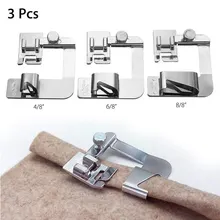 Prensatelas de máquina de coser doméstica, accesorios de costura para marcas como Brother o Singer, para hacer dobladillos, disponible en tamaños de 13, 19 y 22 mm, 7YJ243, 1 unidad