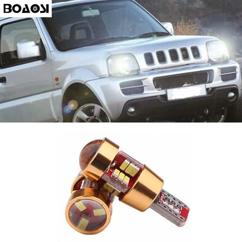 BOAOSI 2x T10 LED W5W Car Parking Clearance Light For SUZUKI Grand Vitara Swift SX4 Samurai Jimny Alivio Vitara Aerio