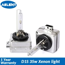 Buy Aslent D1S D1R D1C CBI HID xenon headlight bulbs lamps 12v 35w Auto Car light 6000K 8000K D1 Universal for BMW Audi Benz Q3 A4L Free Shipping