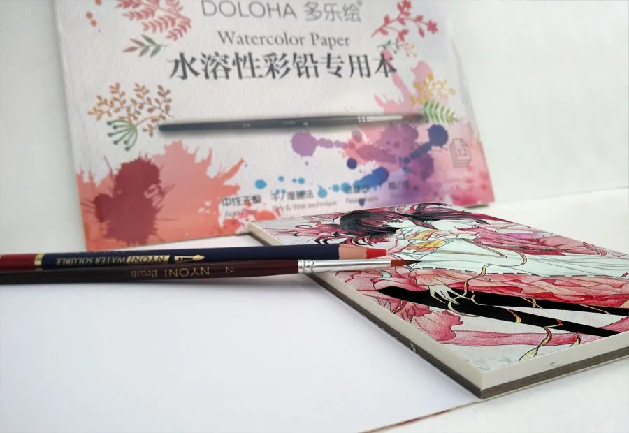 Color Pencil with Watercolor Paper Pad-8