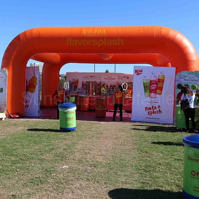 

10mx7m outdoor large inflatable square tent with fan for events