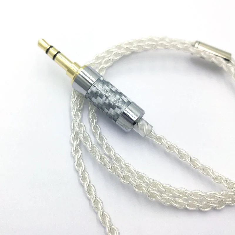 Ry C11 1 2m Diy Replacement Cable 3 5mm Silver Plated Upgraded Wire 4 Strand Wire Cable For Repair Diy Hifi Earphone Cable Earphone Accessories Aliexpress