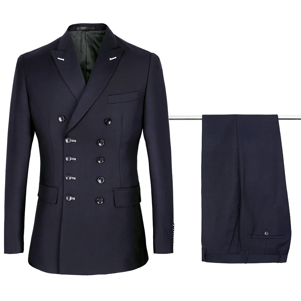 

Mens suit 3 pieces Slim Fit Tuxedos wedding gromman blazer Notch Lapel custom size/color man suit (Jacket+pants)