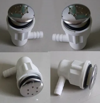 

Bathtub spa stainless steel Air bubble jet with Chrome plating, air blower 6 hole air nozzle