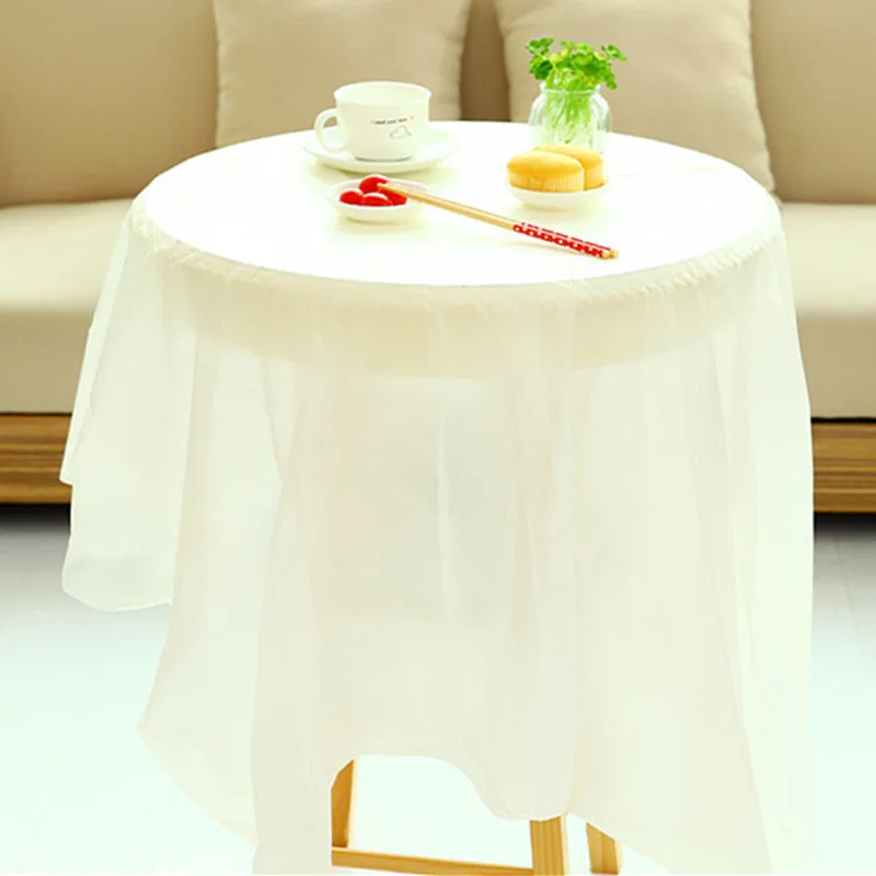 RUBIHOME (10pieces/pack) Square Disposable Tablecloth Table Cover for