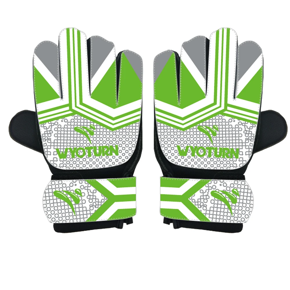 WYOTURN Goalkeeper Kids Gloves Football Goalkeeper Gloves Sports Finger Children Soccer Protection Guantes De Portero