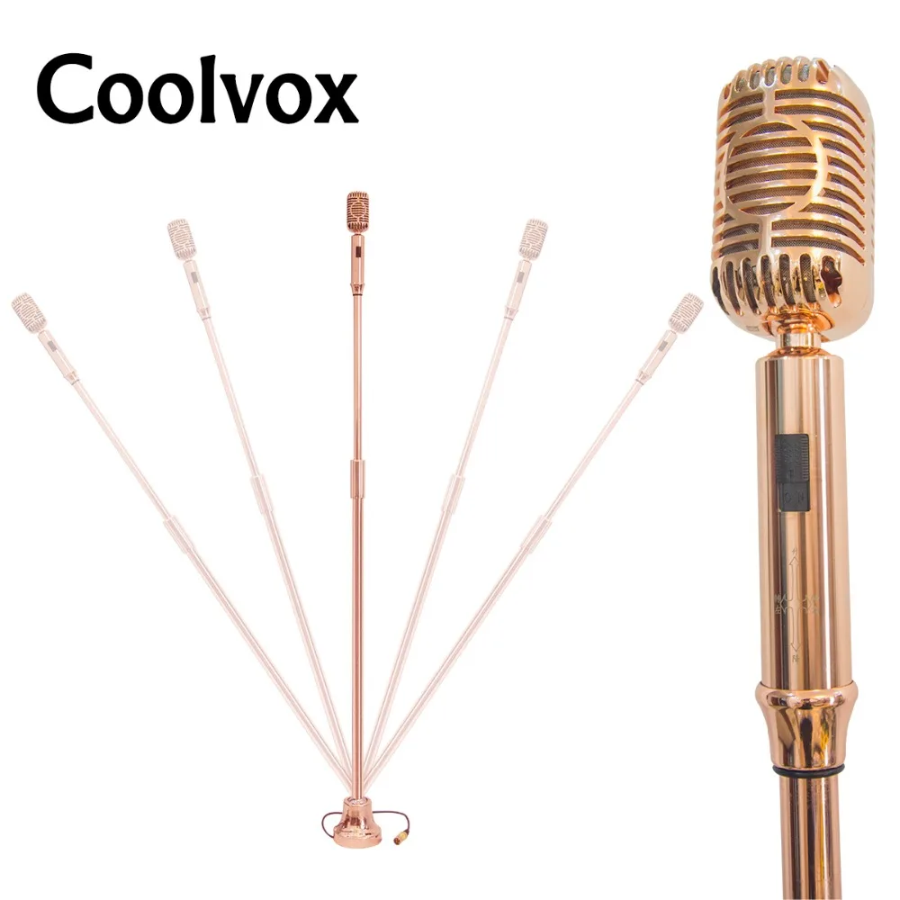 Coolvox 360 градусов качели Проводной Классический металлическое покрытие Винтаж