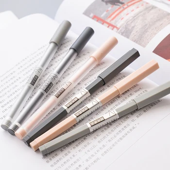 

1 PCS Simple Gel Pen 0.35mm/0.5mm Refill Replaceable Full Needle Black Ink Neutral Pen for Writing Drawing School Office Supply