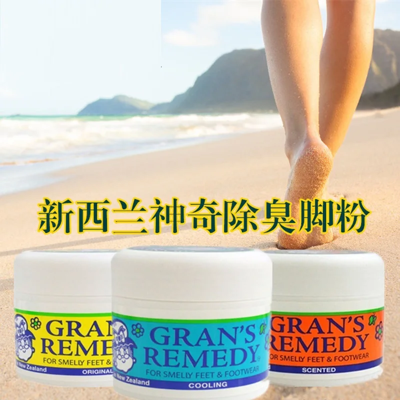 Remédio da Gran Tratamento de Controle de Odor em pó Cuidados com os Pés Newzealand Cooling Fedorentos Calçado Sapatos Cheiro Fresco Pés 6 High Quality Beleza e saúde