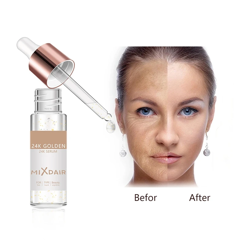 

24k Gold Foil Repair Serum Moisturizing Firming Skin Smooth Fine Lines Anti-Aging Essence