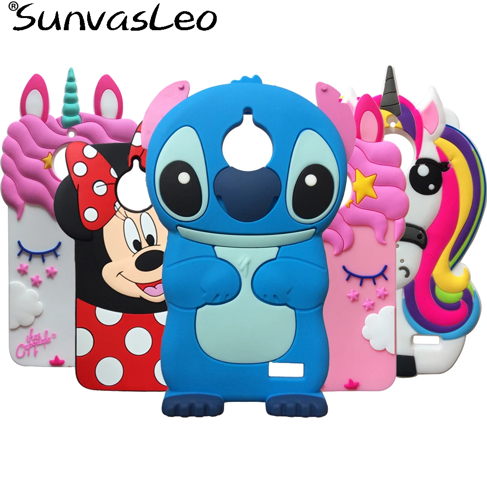 

For Motorola Moto E4 Plus 5.5" 3D Silicone Case Unicorn Cartoon Soft Rubber Silicon Cell Phone Case Cover Skin Bags Shell Fundas